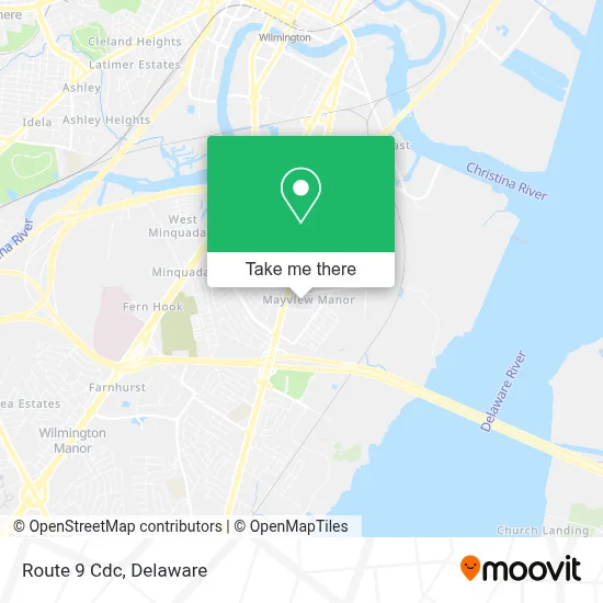 Route 9 Cdc map