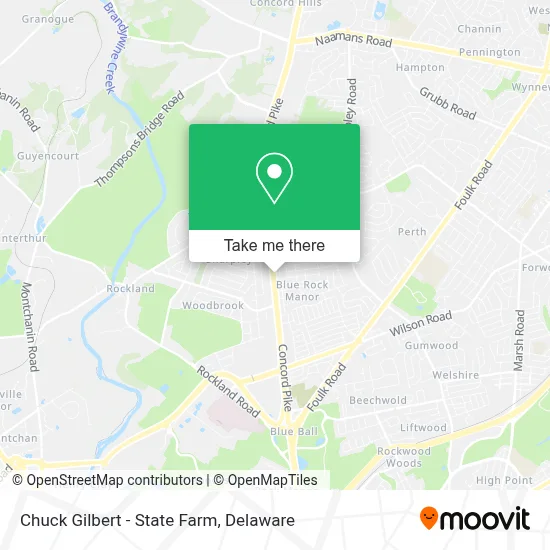 Chuck Gilbert - State Farm map