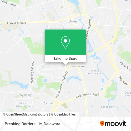 Breaking Barriers Llc map