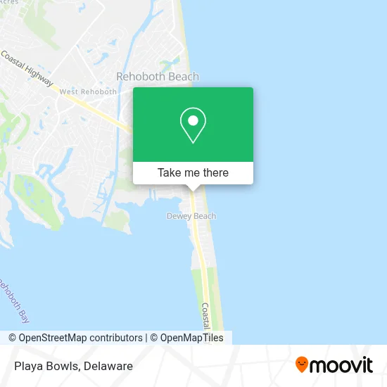 Playa Bowls map