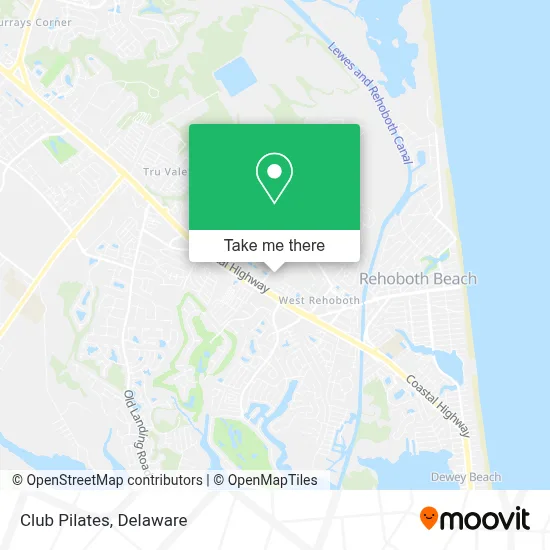 Club Pilates map