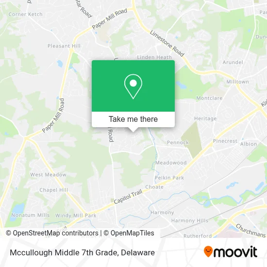 Mccullough Middle 7th Grade map