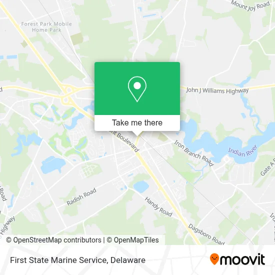 First State Marine Service map