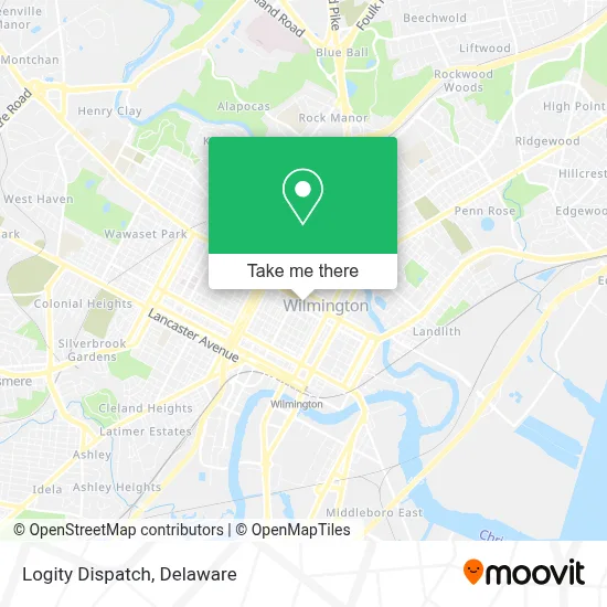 Logity Dispatch map