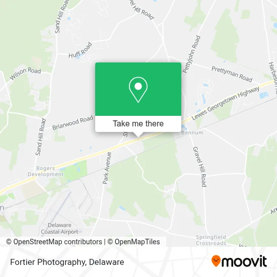 Fortier Photography map
