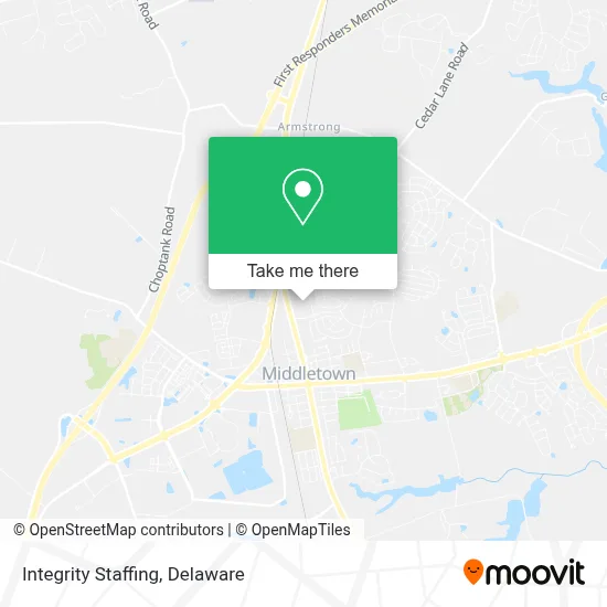 Integrity Staffing map