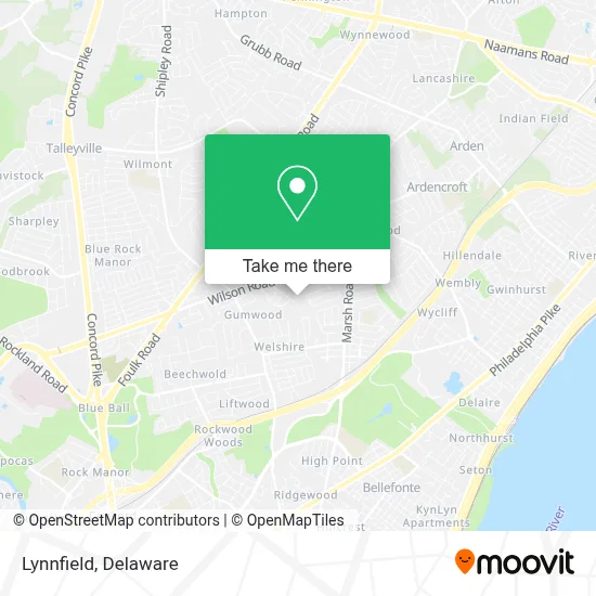 Lynnfield map