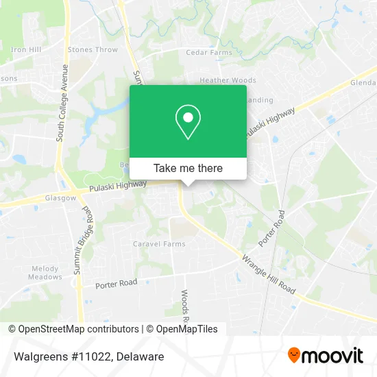Walgreens #11022 map