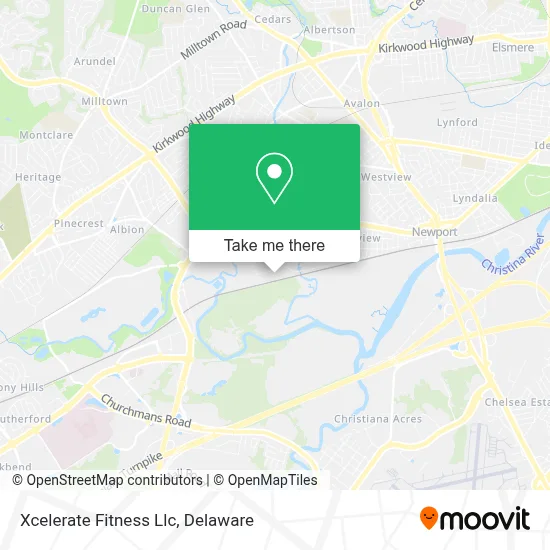 Xcelerate Fitness Llc map