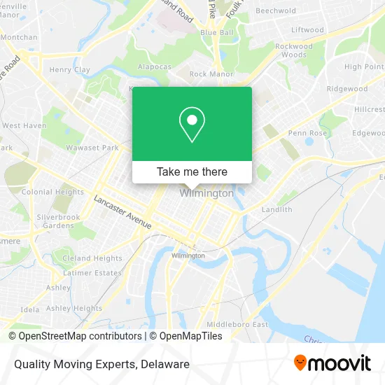 Quality Moving Experts map