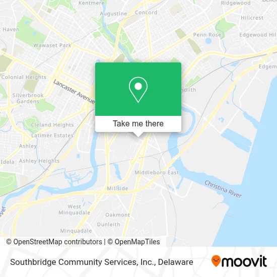 Southbridge Community Services,  Inc. map