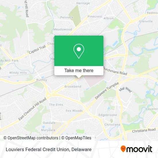 Louviers Federal Credit Union map