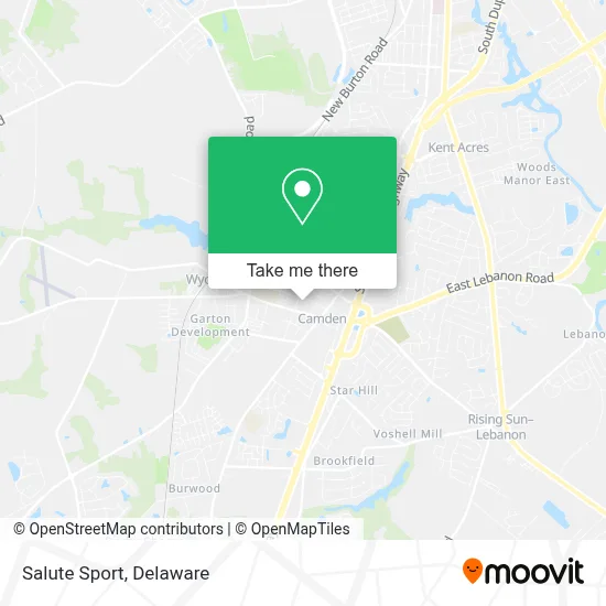 Salute Sport map