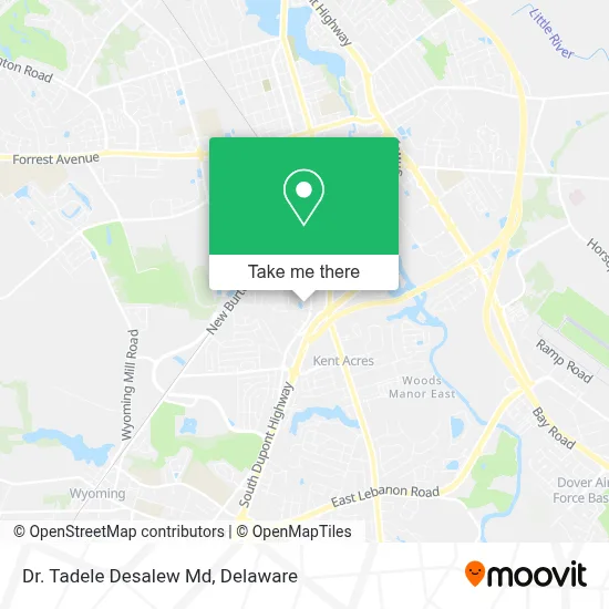 Dr. Tadele Desalew Md map