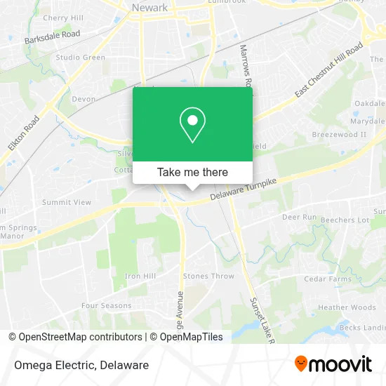 Omega Electric map