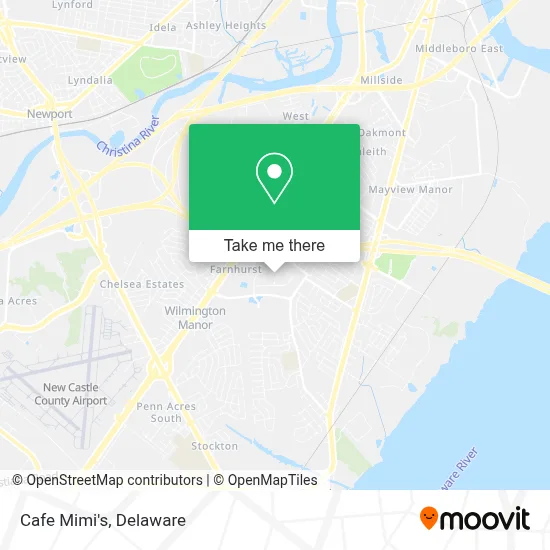 Cafe Mimi's map