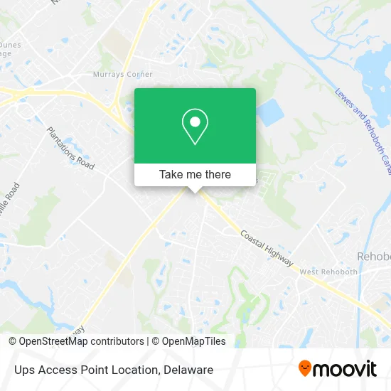 Ups Access Point Location map