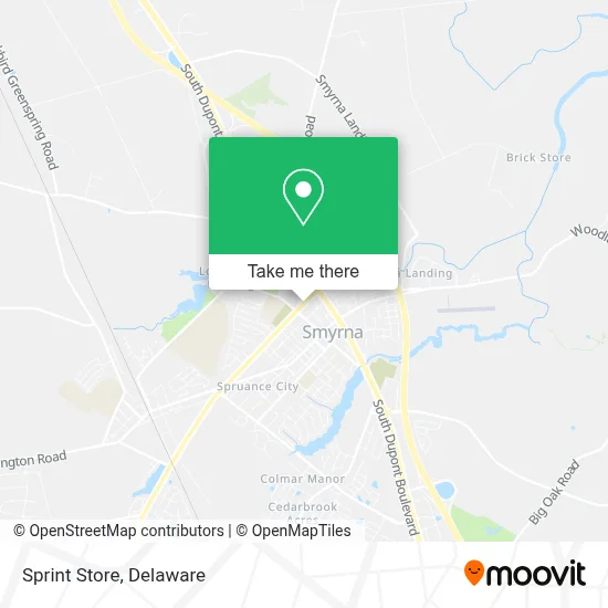 Sprint Store map