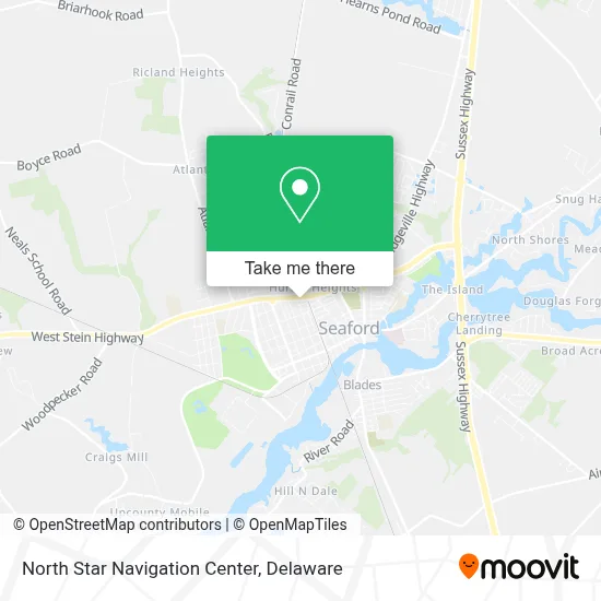 North Star Navigation Center map