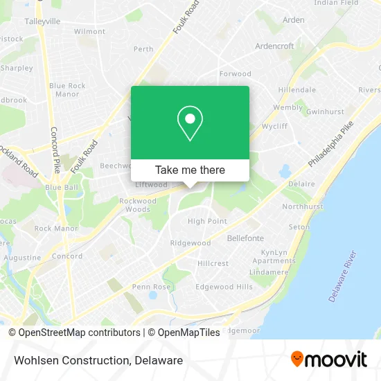 Wohlsen Construction map