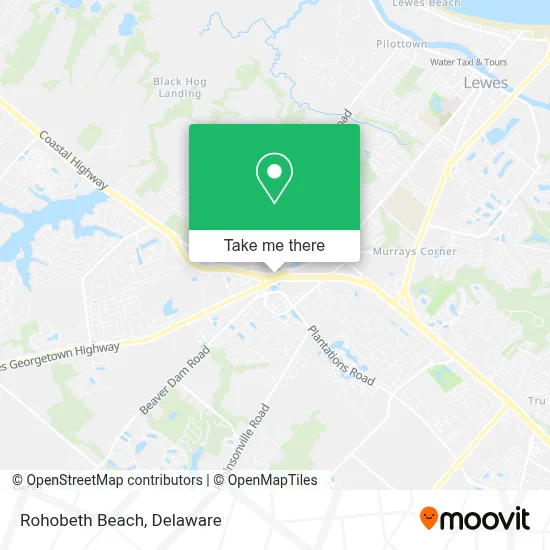 Rohobeth Beach map