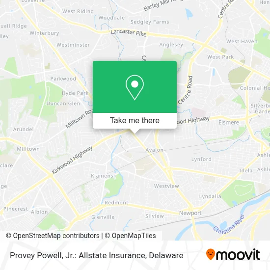 Provey Powell, Jr.: Allstate Insurance map