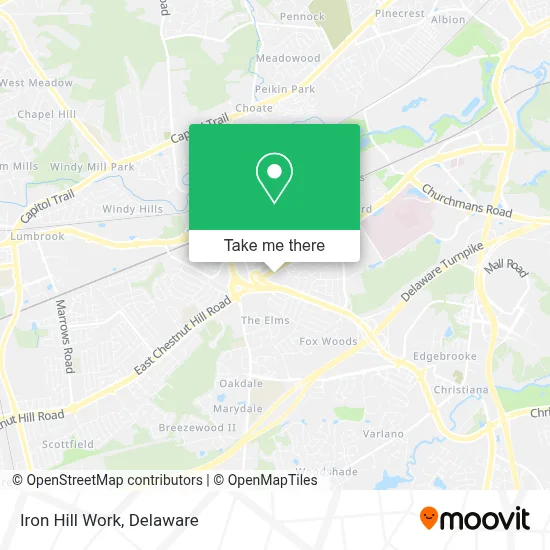 Iron Hill Work map