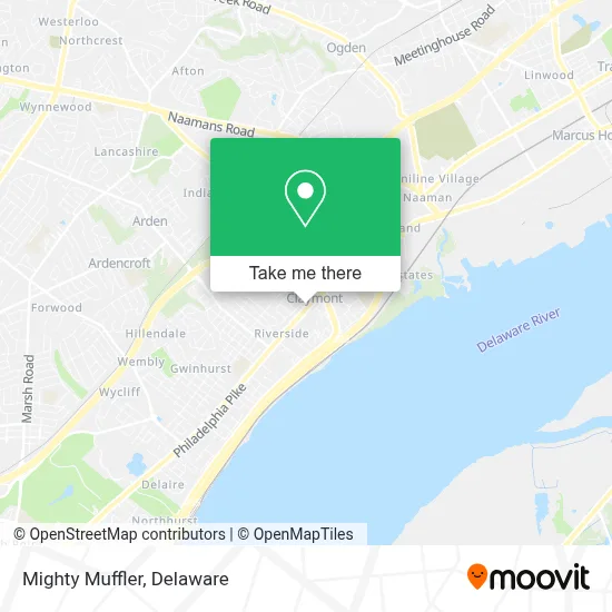 Mighty Muffler map