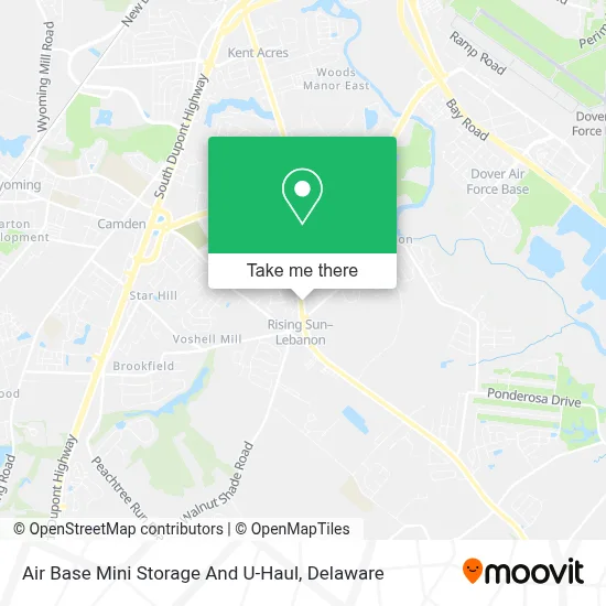 Air Base Mini Storage And U-Haul map