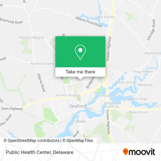 Public Health Center map