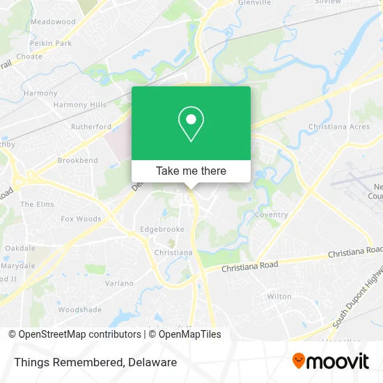 Things Remembered map