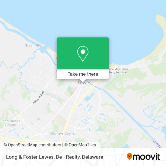 Long & Foster Lewes, De - Realty map