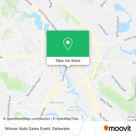 Winner Auto Sales Event map