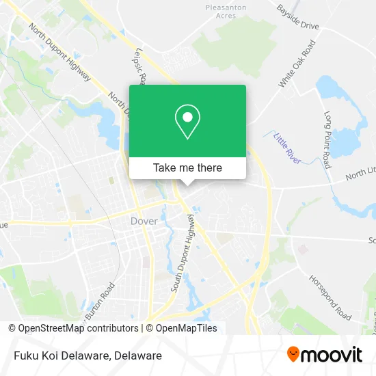 Fuku Koi Delaware map
