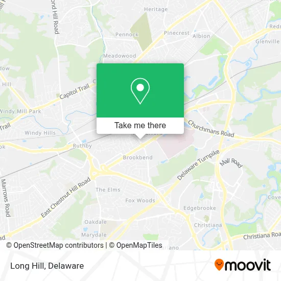 Long Hill map