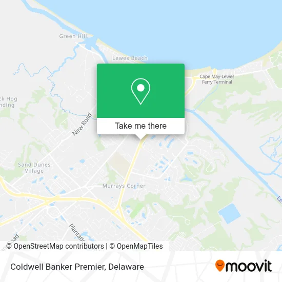 Coldwell Banker Premier map