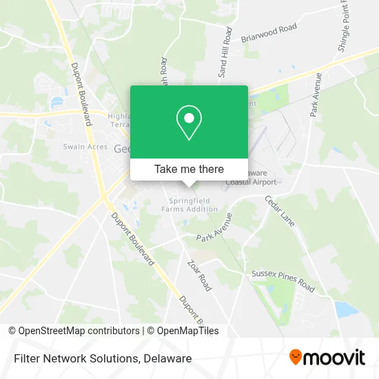 Filter Network Solutions map