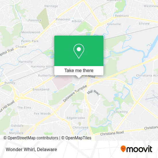 Wonder Whirl map