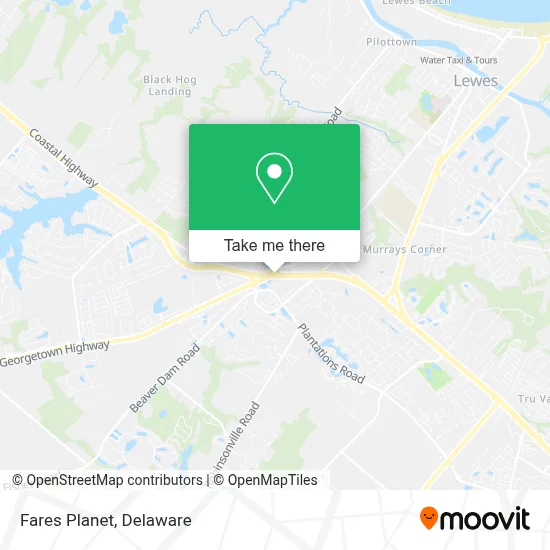 Fares Planet map