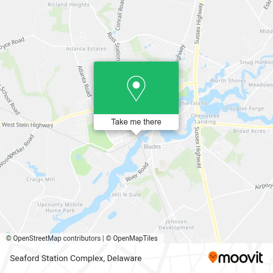 Seaford Station Complex map