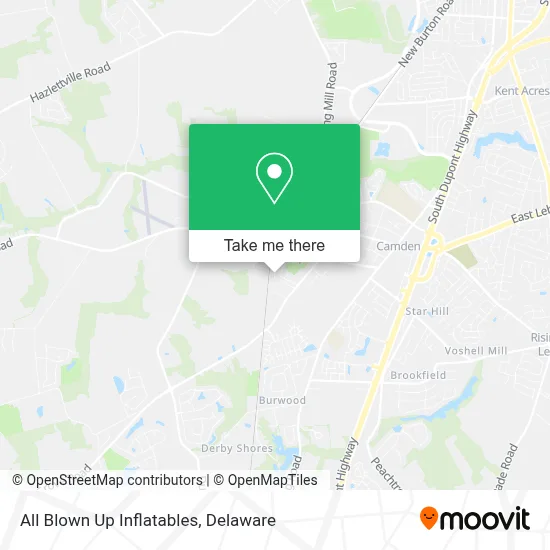 All Blown Up Inflatables map