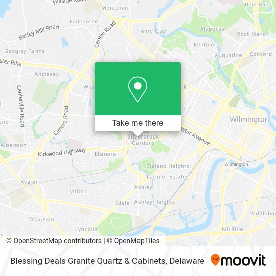 Blessing Deals Granite Quartz & Cabinets map