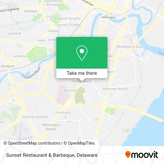 Sunset Restaurant & Barbeque map