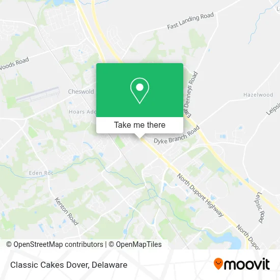 Classic Cakes Dover map