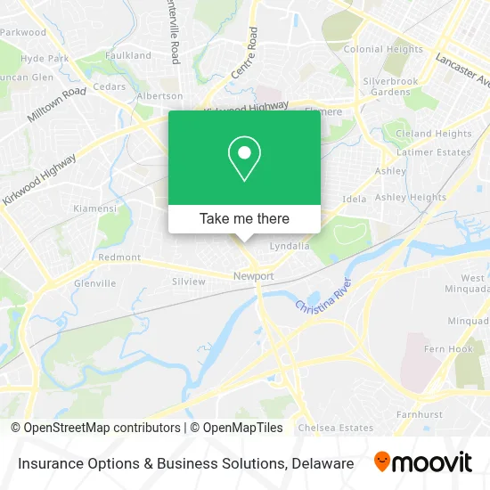 Insurance Options & Business Solutions map