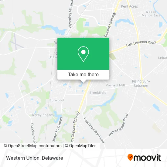 Western Union map