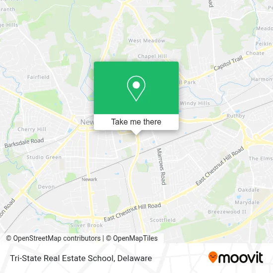 Tri-State Real Estate School map
