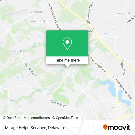 Mirage Helps Services map