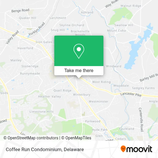 Coffee Run Condominium map