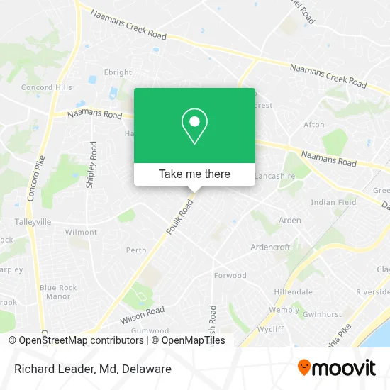 Richard Leader, Md map